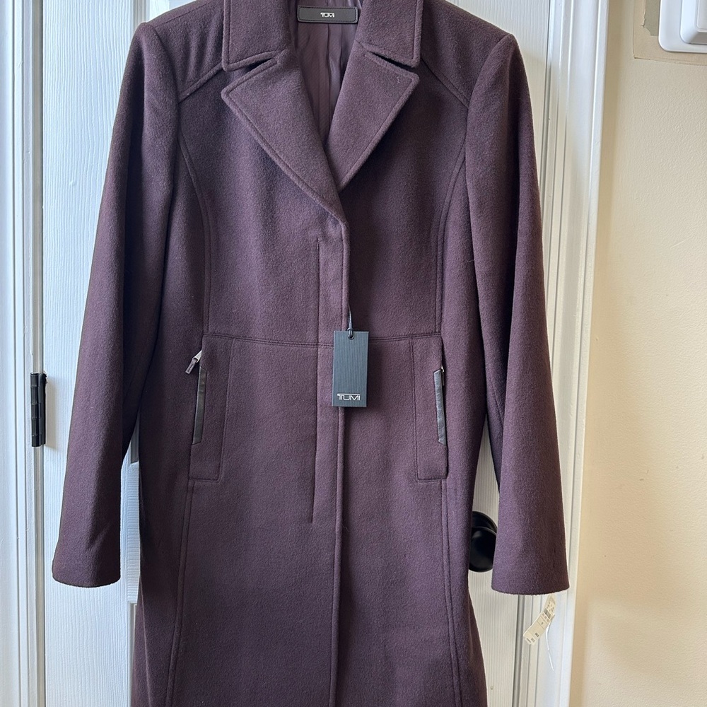 NWT Tumi Women's Purple Coat